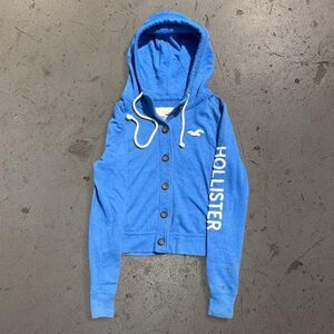 Y2K Womens Hollister Button Up Hoodie SZ S